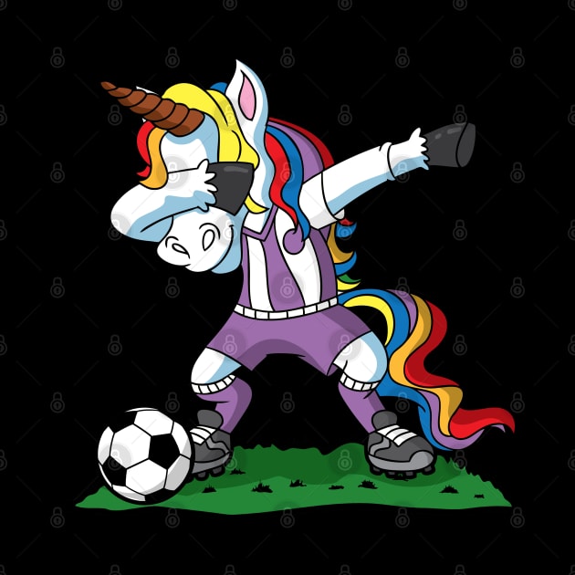 Dabbing Unicorn Soccer by E