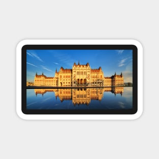 Hungarian Parliament reflection Magnet