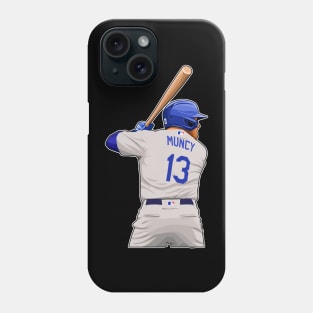 Max Muncy #13 Bats Ready Phone Case