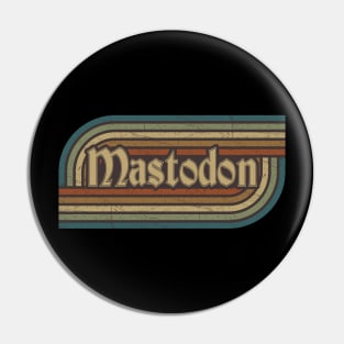 Mastodon Vintage Stripes Pin