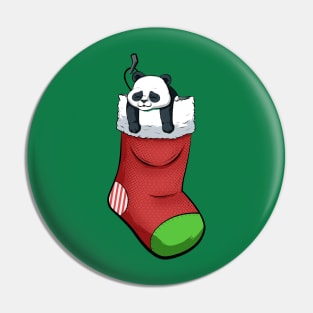 christmas sock panda Pin