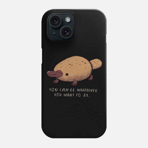 inspirational platypus Phone Case by Louisros