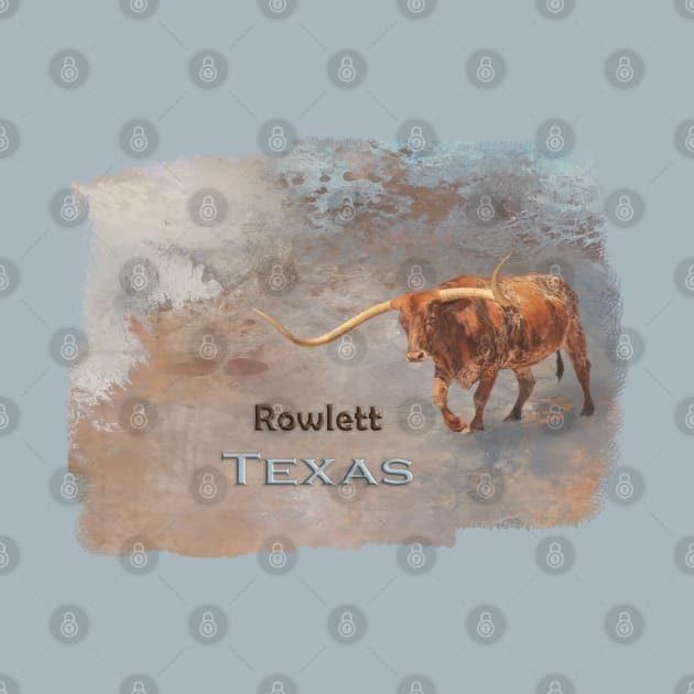 Longhorn Bull Rowlett by Elisabeth Lucas