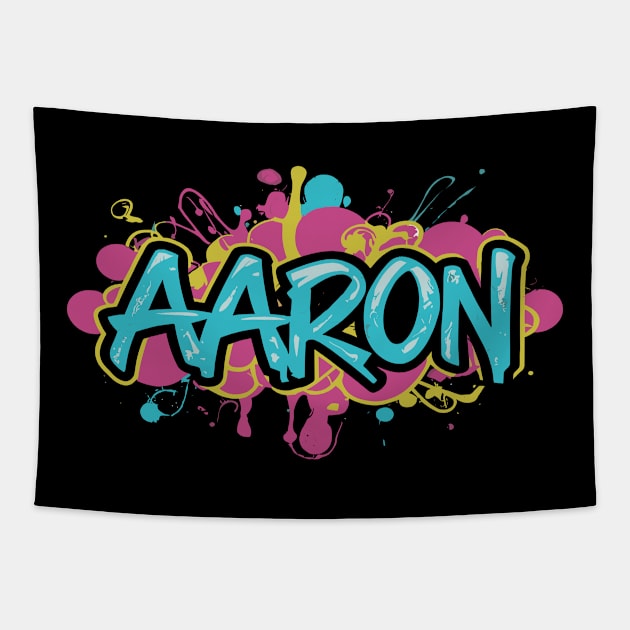 Aaron name Tapestry by StyleTops