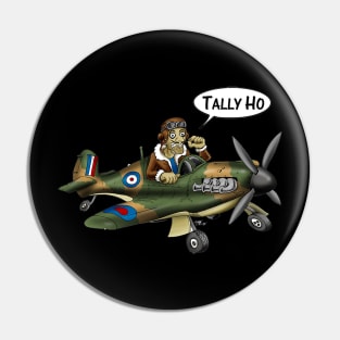 Spitfire Tally Ho Commander Pin