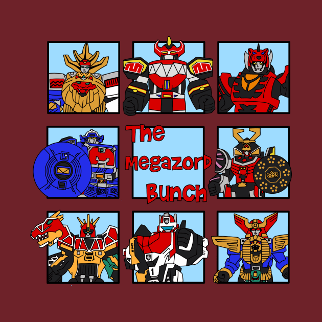 Megazord Bunch by SimplePeteDoodles