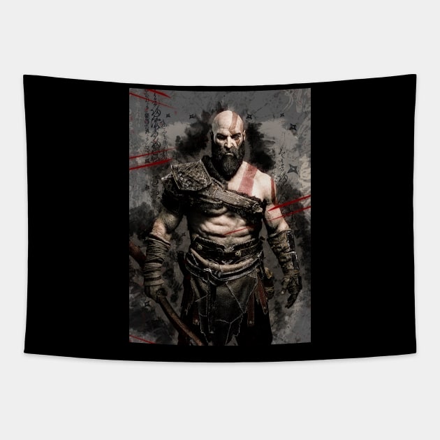 Kratos Tapestry by Durro