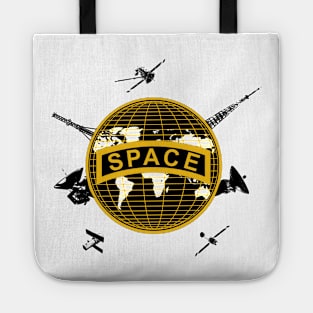 Space Ranger Satellite Patch Tote