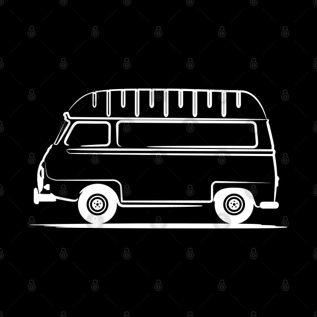 Renault Estafette Van High Top White by PauHanaDesign