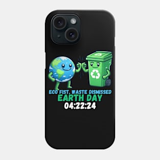 eco fist waste dismissed earth day 2024 Phone Case