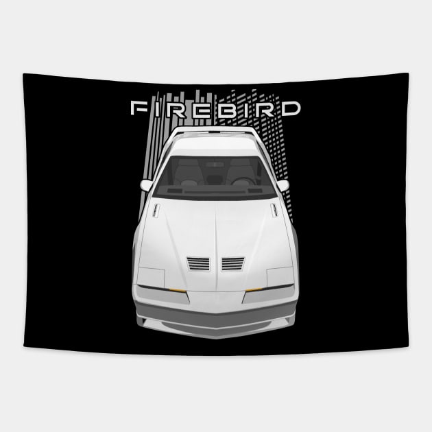 Firebird 3rdgen-white Tapestry by V8social