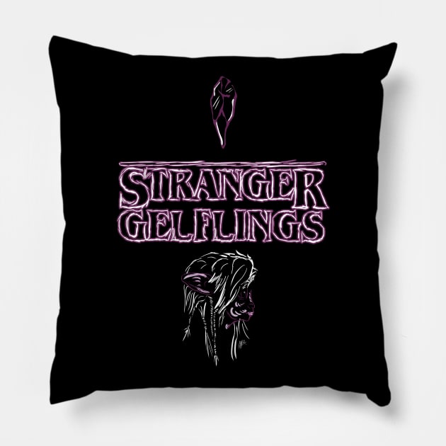 Stranger Gelflings Pillow by Roningasadesign