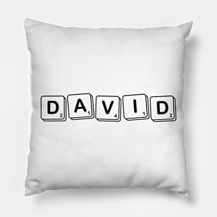 David - Personalised Scrabble name design Pillow