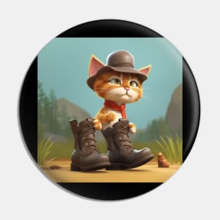 Little  puss in boots, funny puss in boots, cute puss in boots Pin