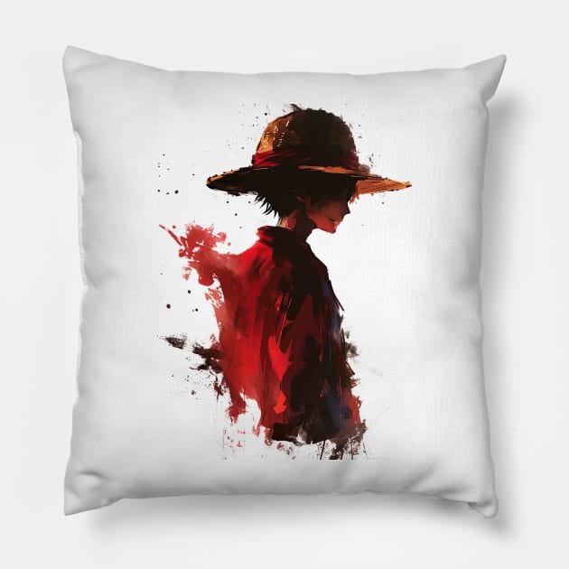 luffy Pillow by pokermoment