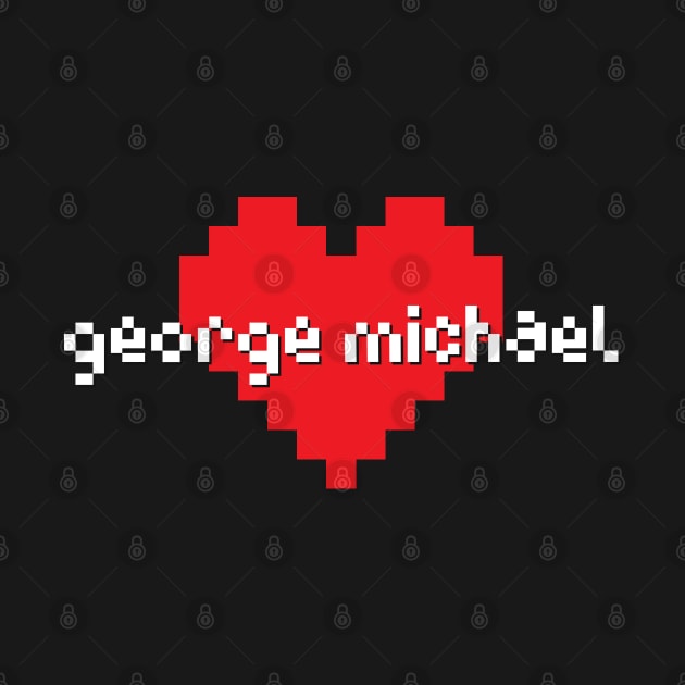 George michael -> pixel art by LadyLily