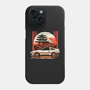 80s Japan Retro Drift Car Phone Case