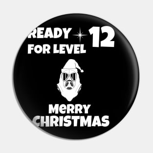 Quarantined Christmas level 12 White Pin