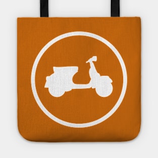 Scooter Icon White Tote