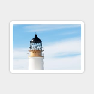 The Neist Lighthouse against a blue sky - Isle of Skye, Scotland Magnet