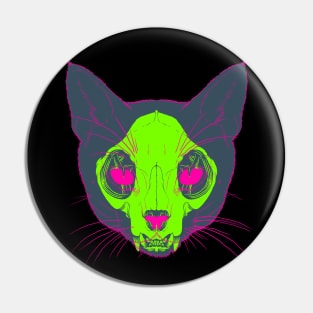 X-ray Cat Pin