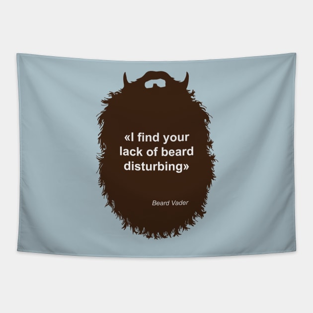 Lack of Beard Tapestry by DarkChoocoolat