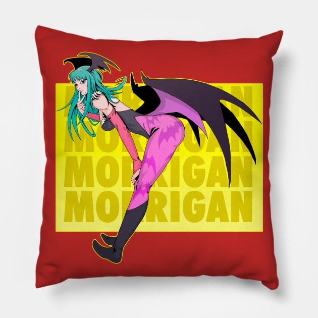 Morrigan Aensland Pillow by NeM.DG