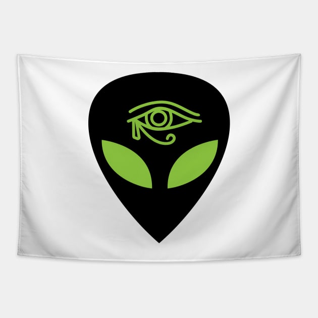 Alien Rha Eye Tapestry by roswellboutique