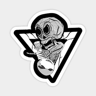 TRIANGLE SKULL Magnet