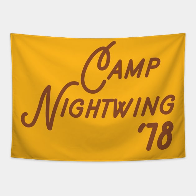 Nightwing Camp Counselor Tapestry by Gimmickbydesign