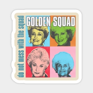 vintage retro the golden squad pop art Magnet