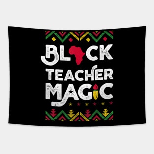 Black Teacher Magic Teacher Black History Month Tapestry