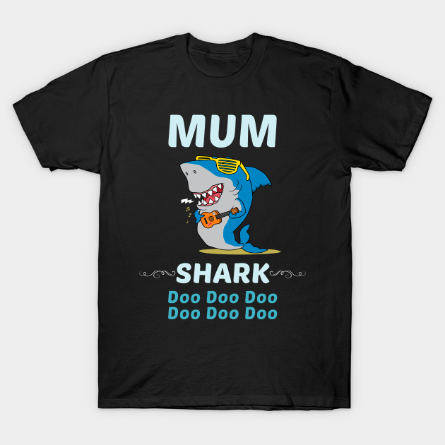 Discover Family Shark 2 MUM - Mum - T-Shirt