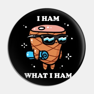 I Ham What I Ham Pin