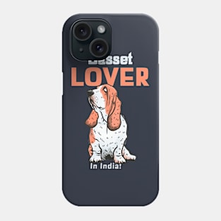 Basset Hound Lover In India Phone Case