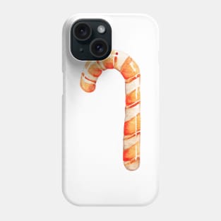 orange candy cane Phone Case