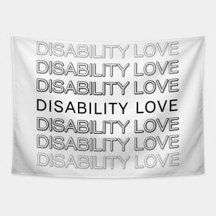 Disability Love ver. 5 Black Tapestry