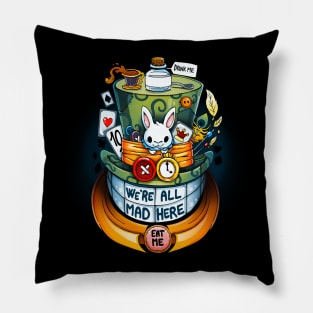 We're all Mad Here Pillow