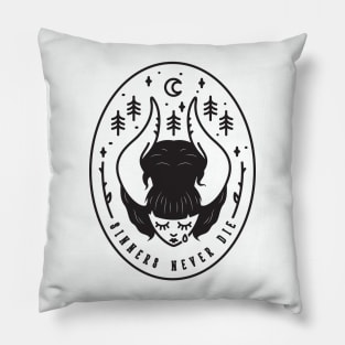 SINNERS NEVER DIE Pillow