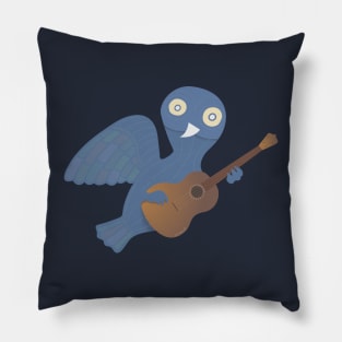 The Owl & the Ukulele Pillow