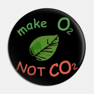 make O2 NOT CO2 leaf Pin