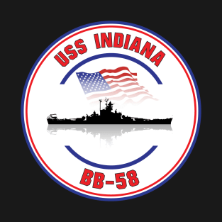USS Indiana BB-58 T-Shirt