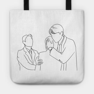 Doctor Cha line art Tote