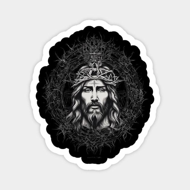 Jesus Christ the Redeemer Magnet by animegirlnft