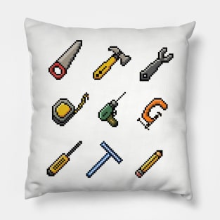 Inventory - Tools - Pixel Art Pillow