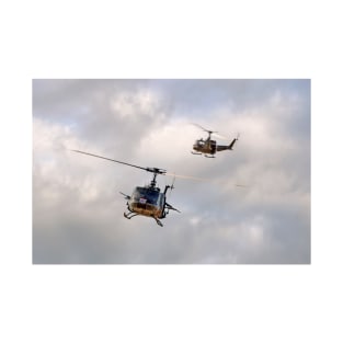 Bell UH-1 Iroquois Helicopters - (A Pair of Hueys) T-Shirt