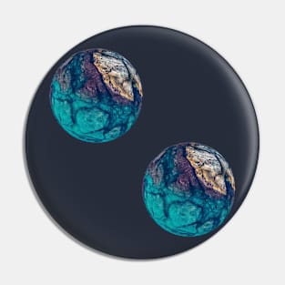 Twin Planets Pin