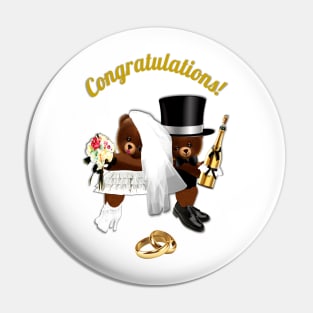 Wedding Congratulations Pin