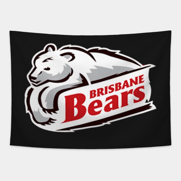 Brisbane bears football club | AFL Australian football Tapestry by euror-design