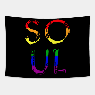 Soul Mate Puzzle Couple  LGBT Pride Gay Les Tapestry